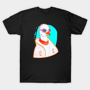 Goose with Stylish Sunglasses T-Shirt